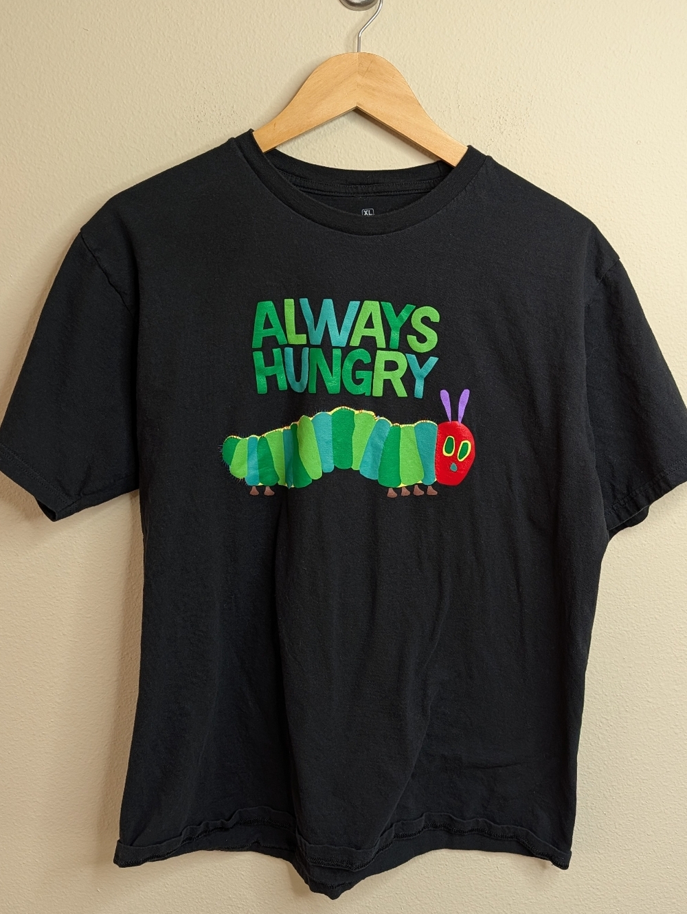 Very Hungry Caterpillar "Always Hungry" Tee | Size XL | World of Eric Carle